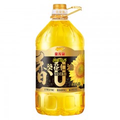 金龙鱼食用油 压榨葵花仁油5L家用炒菜烹饪煎炸