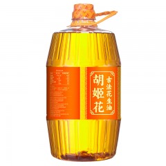 胡姬花 食用油 压榨一级 古法花生油5L 家用炒菜烹饪煎炸